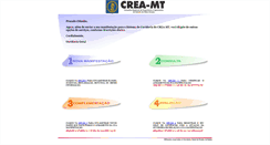 Desktop Screenshot of ouvidoria.crea-mt.org.br
