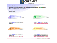 Tablet Screenshot of ouvidoria.crea-mt.org.br