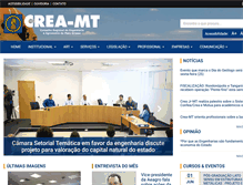 Tablet Screenshot of crea-mt.org.br